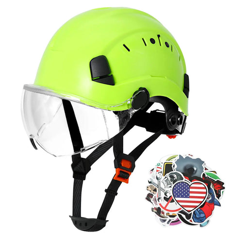 ANSI Z89 1 Approved Hard Hat With Adjustable Visor And Venting Bright Yellow Safety Helmet For Men And Women Construction Workers