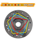 Universal Wheel Balancer Adaptor Plate No Fuss For Tire Balancing Machine Clamp Fitment For 36 38 40mm Shaft And 3 4 5 6 8 10 Lug Patterns