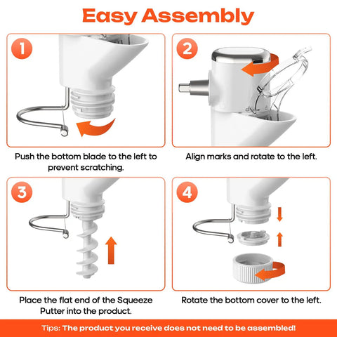 Easy assembly guide for Upgrade Your Pasta Game With This Gourmet Press Attachment For Stand Mixers Featuring 7 Interchangeable Plates