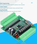 DC 12V Programmable Logic Controller With 2N20MT Industrial Control Board Module And Shell High Speed Pulse Output