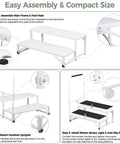 Senior Friendly Bed Step Stool For Adults And Elderly No Fuss Non Slip Stable Height Helper assembly guide showing steps 1 to 3