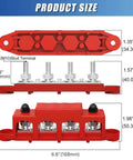 Get Your Rig Powered Up With A 250 Amp Three Eighths Inch Power Distribution Block Featuring Four Studs A Heavy Duty Busbar
