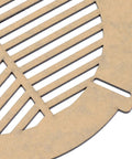 Close-up of Bahtinov Focus Mask For Telescopes Acrylic Focusing Mask Fits Tube OD 120mm To 160mm showing slotted pattern.