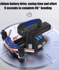Upgrade Your Toolkit With This Hiedmeil Electric Cordless Copper Pipe Bender, featuring lithium battery drive and 90° bending capability.