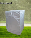 Front Loading Washer And Dryer Cover 27W X 33D X 39H Inches, waterproof nylon fabric outdoor setting