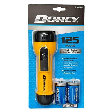 Heavy Duty Worklight Flashlight With Batteries Included For Home, Garage, And Jobsite Use 20 Lumens Weather Resistant Durable