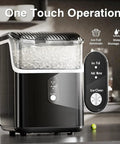 Nugget Ice Maker Countertop Portable Ice Machine With Scoop And Basket 34 Lbs Per 24 Hours Fast Ice Self Cleaning One Click Operation