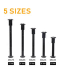 Tough As Nails M6 Barrel Nut And Hex Drive Bolt Assortment Kit Includes Hex Key, 5 size options for varied projects.