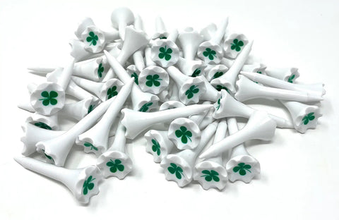 High Visibility 1.5 Inch Plastic Golf Tees For Irons And Hybrids, Short Tees For Par Threes And Driving Range, Durable 6 Prong Cup