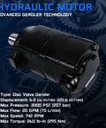 Drop-In Hydraulic Motor Replacement For Eaton Char-Lynn 2000 Series Gerotor with specifications, front angle view