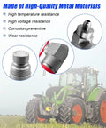 90 Degree Elbow Hydraulic Quick Connect Coupler Fittings 1/2 Inch Body Size To 3/8 Inch JIC Male Flat Face Skid Steer