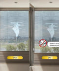 Before and after window using Screen Repair Tape With Heavy Duty Adhesive Fiberglass Mesh Patch For Windows And Doors
