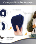 Compact design of One Click Neck Traction Device With Built In Motor And Battery For Instant Home Pain Relief, easy to carry.