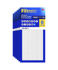 Six Pack 14x30x1 Air Filters MERV 13 MPR 1900 For Allergens Bacteria Viruses And Pollutants Improve Indoor Air Quality In Your Home With Reliable Airflow For AC Or Furnace Three Month Filter Life.