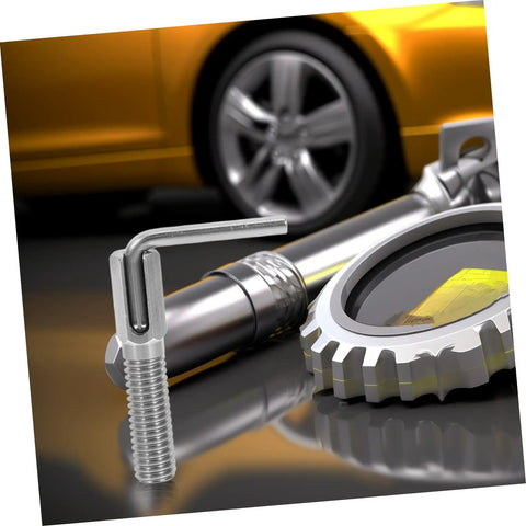 Heavy Duty Steel Spring Loaded Plunger Lock Pin With Knurled Thumb Grip And Quick Release Mechanism For Industrial Gear and Mechanical Hardware shown with tools.