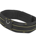 Pro Level Utility Tool Belt For Tradesmen And Carpenters Crafted From Tough 1200D Oxford Fabric With Quick Release Buckles, shown with padded waistband.