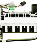 Ice Maker Assembly Replacement For WPW10764668 Refrigerator, top view of OEM Authorized Part, Genuine Ice Maker Kit