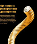 Close-up of Universal 3000mm Ultra Slick Shift Cable With Nano Level Grinding For Shimano SRAM 1x Drivetrain Upgrade