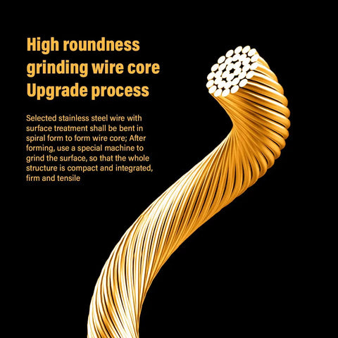 Close-up of Universal 3000mm Ultra Slick Shift Cable With Nano Level Grinding For Shimano SRAM 1x Drivetrain Upgrade