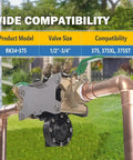 Backflow Preventer Repair Kit For Zurn Wilkins 375 Series Including 375XL And 375ST One Half Inch And Three Quarters Inch Models shown installed