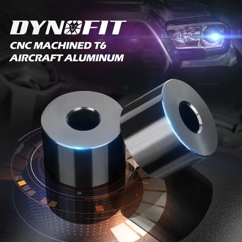 Differential Drop Kit For 2005-2022 Tacoma 4WD, 2003-2019 4Runner, And 2005-2015 FJ Cruiser 4X4 - CNC aluminum spacers on display