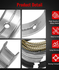 Beefy Main Rod Bearings And Piston Rings Kit For Silverado Tahoe Suburban Sierra Yukon Gen III IV LS 4.8L 5.3L 1999 2013