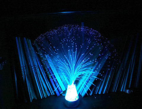 Remote Control Fiber Optic Party Lantern LED Table Centerpiece With Multicolor Changing Lights 16 Brightness Modes Colorful Home Party Decor