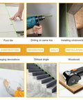 4D Self Leveling Laser Level With Bright Green Cross Line, 360 Degree Rotating Base, Auto Level Alerts, Manual Mode For Pro-Grade DIY Alignment on tile and stairs
