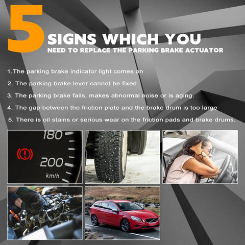 5 signs indicating the need to replace the Heavy Duty Electric Parking Brake Actuator For Bmw X5 E70 and X6 E71 E72 2007 to 2014.