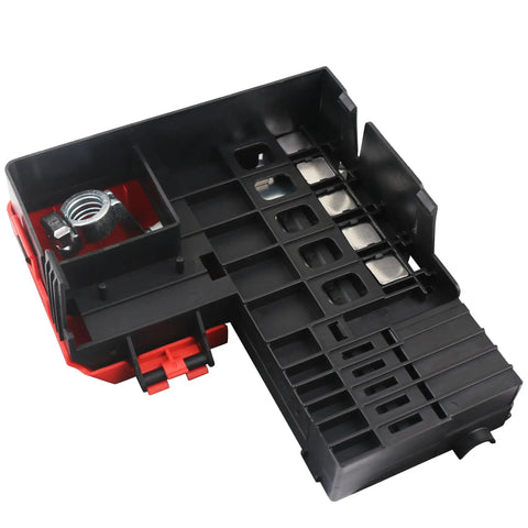 Heavy Duty Battery Distribution Fuse Block Direct Bolt On Replacement For 2014 2020 Chevy Suburban Silverado Tahoe Gmc Yukon Sierra Escalade Rock Solid Plug And Play Electrical Power Junction Box Assembly, top view