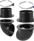 Heavy Duty Cyclone Dust Separator Kit For 4 Inch Hose With Shop Vacuum And Dust Collector Bucket System components