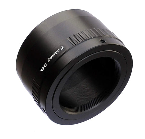 T Mount To Sony E Mount Lens Adapter For Telescope Lenses T2 To E Mount with durable adjustable build, side view
