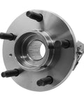 Front wheel hub bearing assembly single unit for left or right, OE-fit replacement with sensor-compatible connector, sealed ball bearing
