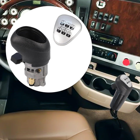 Heavy Duty Truck Shift Handball A6909 Replacement Gear Change Knob for Eaton and Fuller rugged ABS construction in truck interior