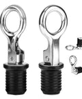 Two Pack Stainless Steel Lawn Roller Drain Plugs For Easy Filling And Draining Fits One And A Quarter Inch Openings Replaces Worn Or Missing Plugs Compatible With Agri Fab Models 45 0604 And 45 0610
