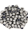 40 Piece Pack Heavy Duty M4 X 0.7mm Stainless Steel Self Lock Nylon Inserted Lock Nuts For 3D Printer And Furniture Projects