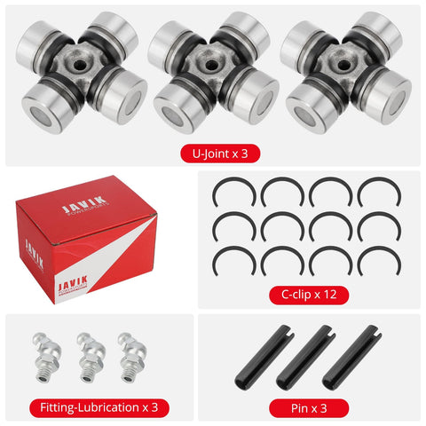Front And Rear Prop Shaft U Joint Kit For RZR 1000 900 800 4 Turbo RS1 And Ranger Crew UTVs 1000 900 800 570 500 Diesel Three Pack