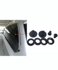2 Pack Rear Window Latch Bolts Nuts Screws For Sienna GSL ASL 2003 2017 Quarter Glass Latch Kit with Silicone Washers