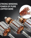 Beast 12V 24V DC Motor With Round Shaft And Cable Connector CW CCW 30W internal copper wire close-up