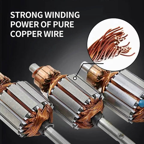 Beast 12V 24V DC Motor With Round Shaft And Cable Connector CW CCW 30W internal copper wire close-up