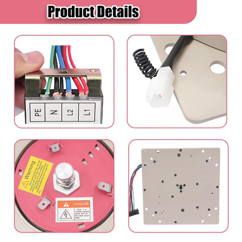 Electric Pendant Lamp Lifter With Remote Control And Wall Switch 2 In 1 Chandelier Hoist System cable and mount details