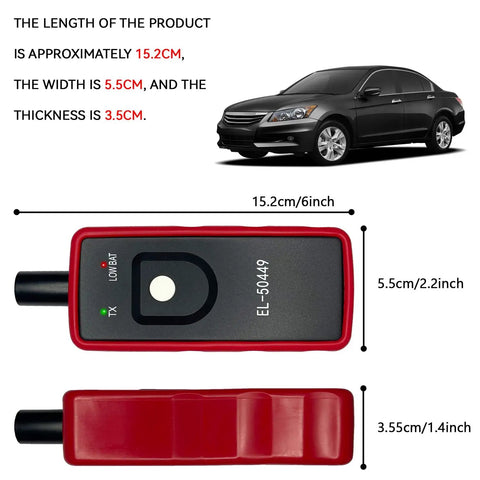 Ford TPMS Relearn Tool for 60 Plus Vehicles Easy Plug In Reset and Activation Device for F Series Trucks Fusion Edge Ranger Transit Explorer Bronco Mustang Hybrid MKZ and More, 15.2cm x 5.5cm x 3.5cm