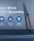 Heavy Duty Rear Driveshaft Assembly For Honda Cr-V 4x4 Awd 1997 2001 on blue background, showcasing reliability and design features.