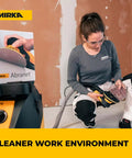 Person using 6 Inch Dust Free Sanding Discs For Orbital Sanders With Hook And Loop Mesh Pads Pro Grade Long Lasting Non Clogging