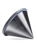 Reusable Stainless Steel Coffee Filter For Chemex, Brew Cafe Quality At Home, No Paper Filter Fuss, Eco Friendly Accessory displayed side view