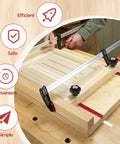 Pro Grade Table Saw Crosscut Sled Kit With 2 Aluminum T Tracks 2 UHMW Miter Bars Knobs And Bolts And 16 Screws for woodworking