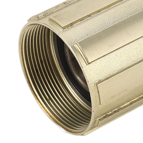Close-up of Freehub Body 11 Speed Aluminum Alloy With Two Bearings Replacement for Mountain and Road Bikes, textured surface