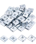 Bulletproof Heavy Duty Hammer Nuts Sliding T Fasteners For 3030 Aluminum Extrusion Build Rock Solid M4 Thread Locks Blue White Finish