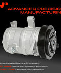 Air Conditioning Compressor with Clutch for Dodge Ram 1500 2004-2007, Dakota, Mitsubishi Raider 3.7L 4.7L V8 Engines, 10S17E