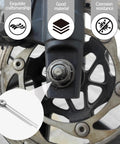 Heavy Duty Stainless Steel M4 50mm Propeller Cotter Pins Pack Of 20 For Outboard Motors Fits Yamaha F150 F200 F300 Suzuki DF140A DF250A DF300B And Johnson Evinrude Engines Dockside Ready Propeller Hardware installed on motor wheel